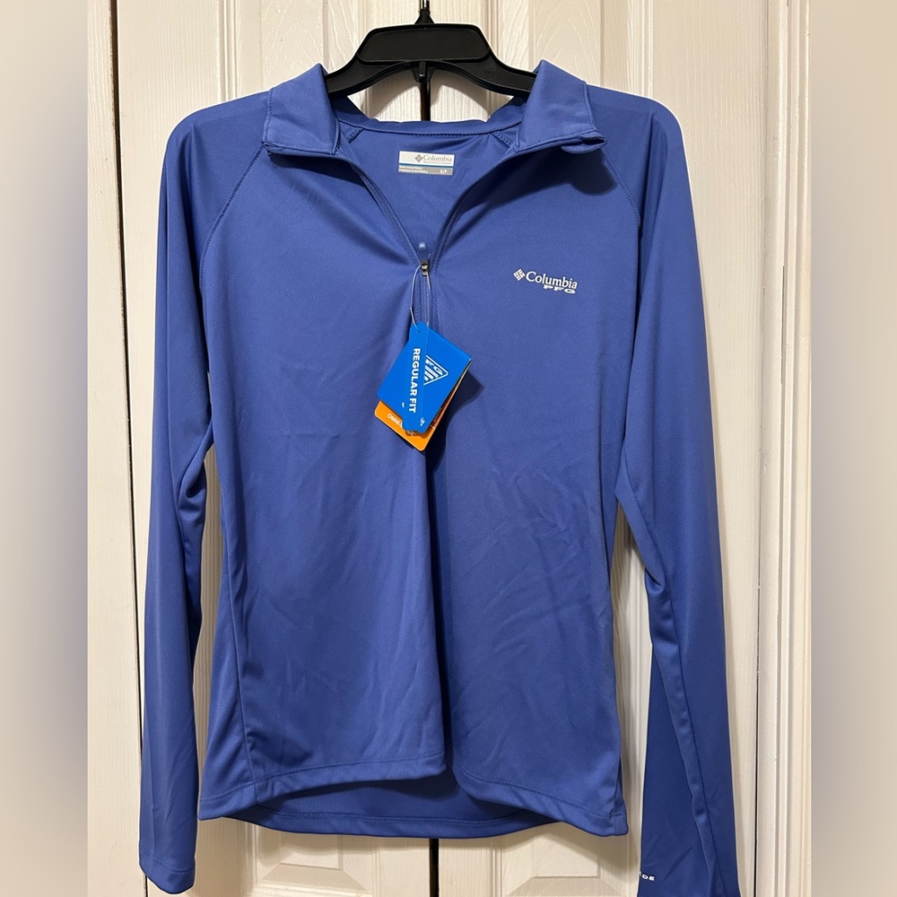 Columbia Blue Long-Sleeve Pullover